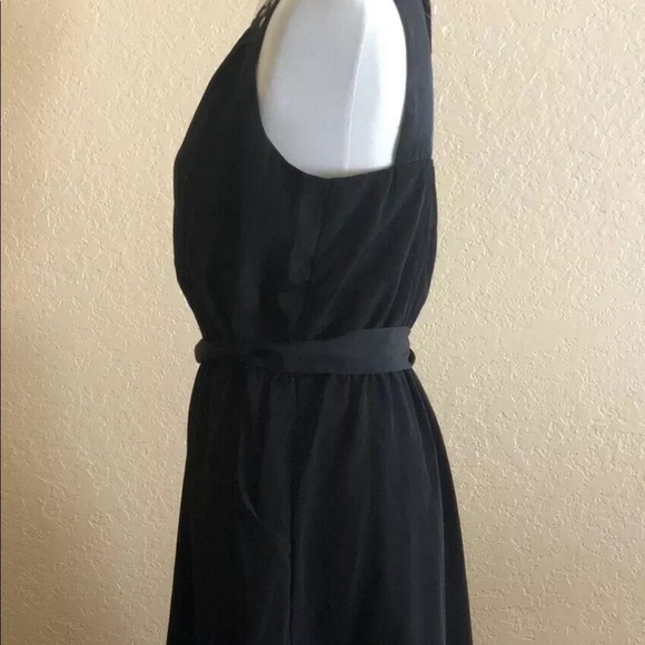 Studio Y Black V Neck Studded Mini Dress Size M - Picture 4 of 7